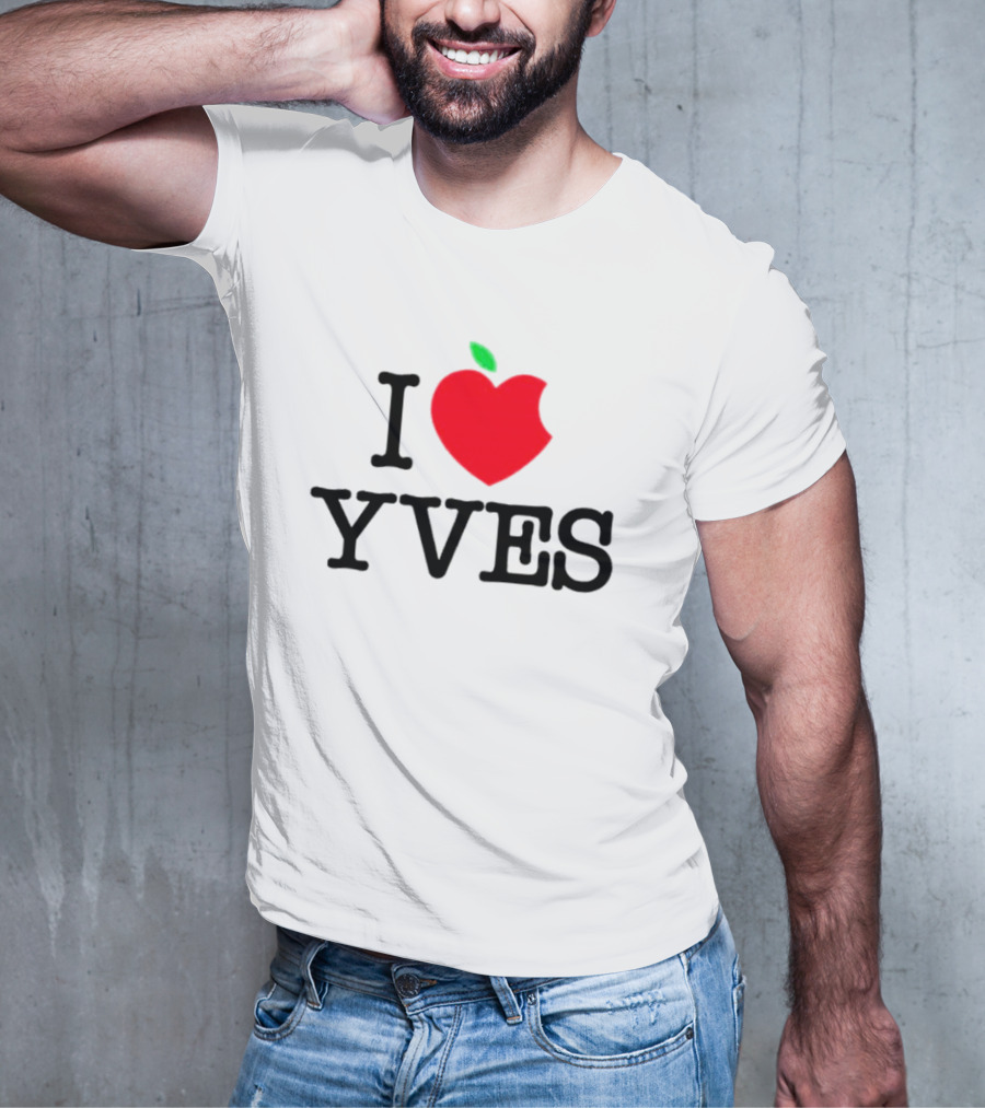 I Heart Apple Yves Red Apple T-Shirt