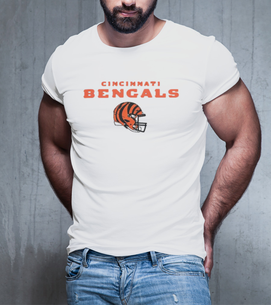 Logan Wilson Cincinnati Bengals 55 Number Helmet T-Shirt
