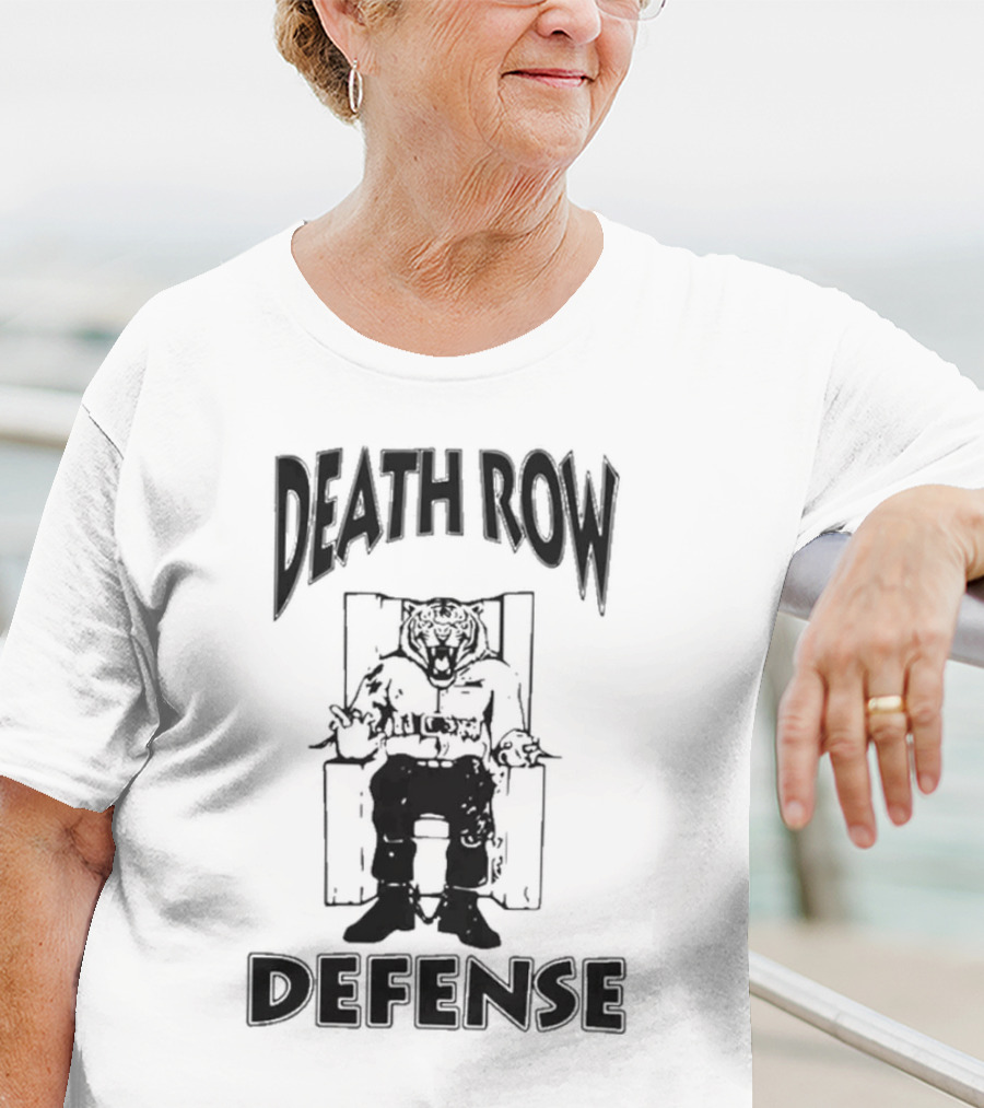 Missouri Tigers Death Row Defense Football Tiger Electric Chair T-Shirt