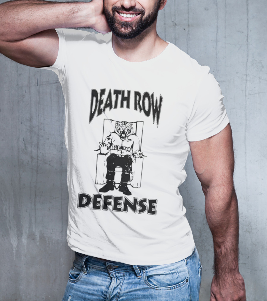 Missouri Tigers Death Row Defense Football Tiger Electric Chair T-Shirt