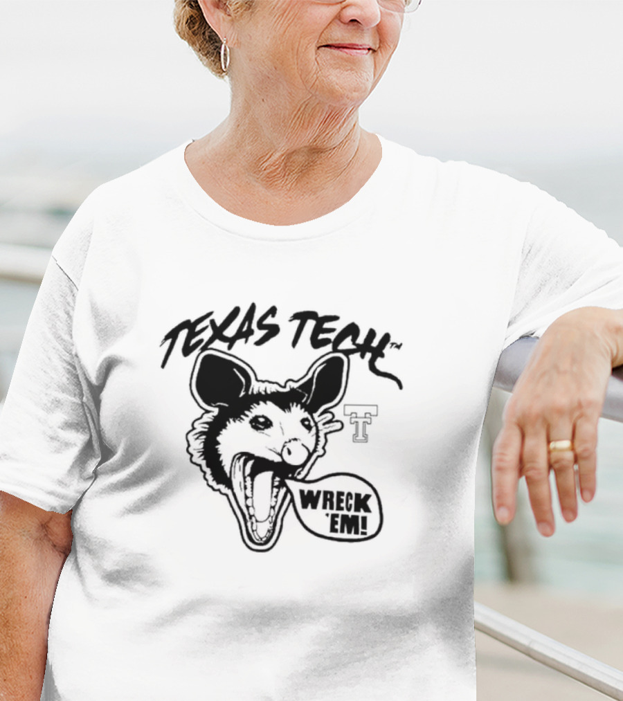 Texas Tech Red Opossums Wreck 'Em T-Shirt