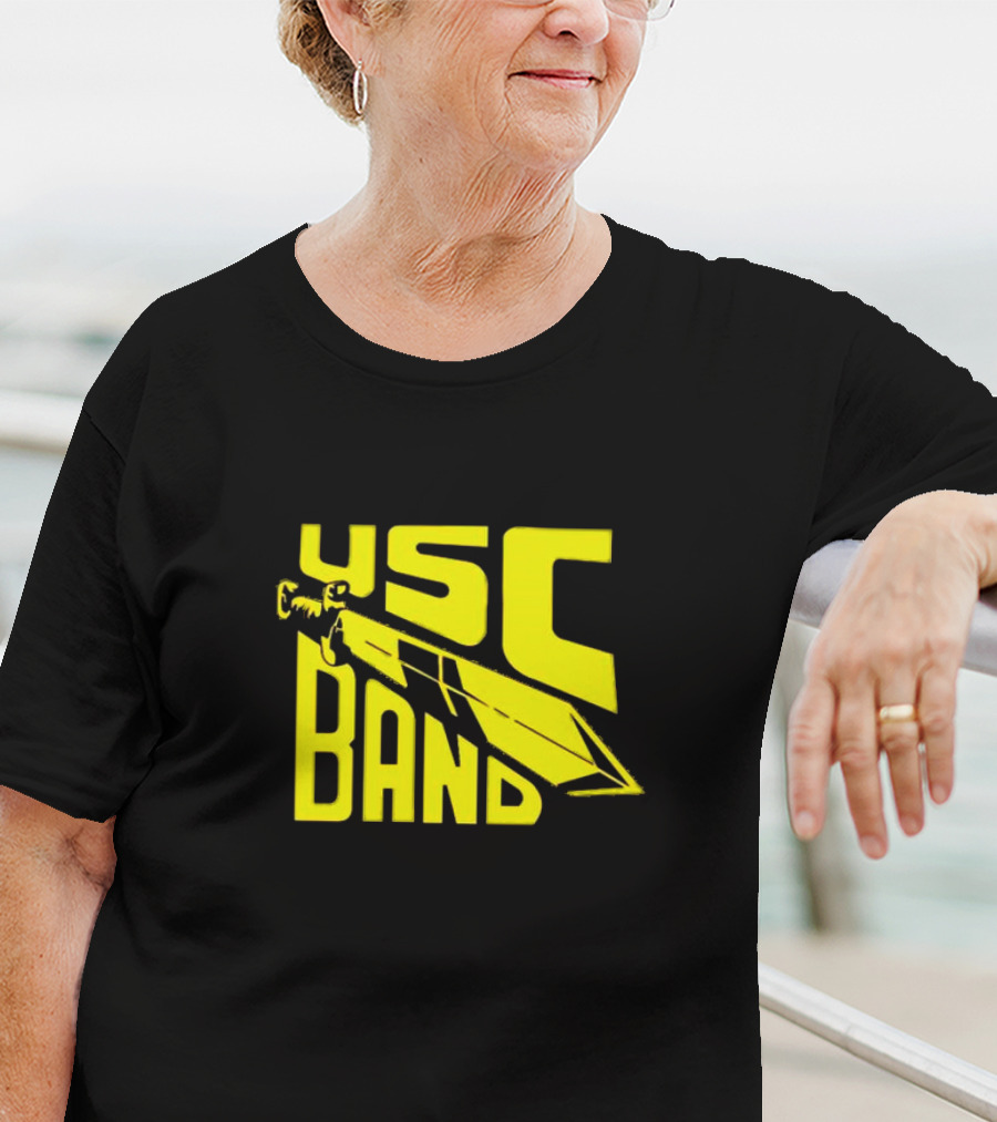 USC Band Trojans Marching Russell Athletic Sword T-Shirt