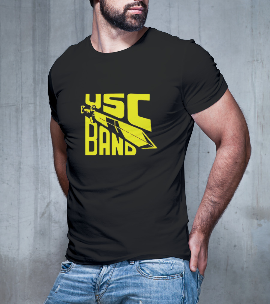 USC Band Trojans Marching Russell Athletic Sword T-Shirt