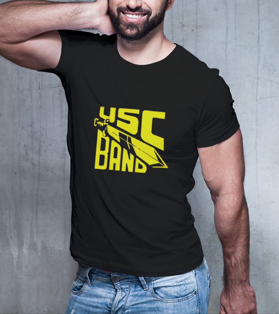 USC Band Trojans Marching Russell Athletic Sword T-Shirt