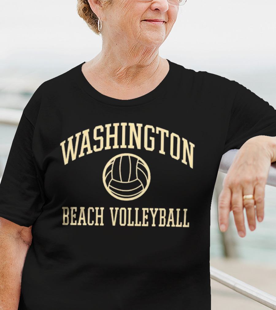 Washington Huskies Beach Volleyball Washington Beach Volleyball T-Shirt