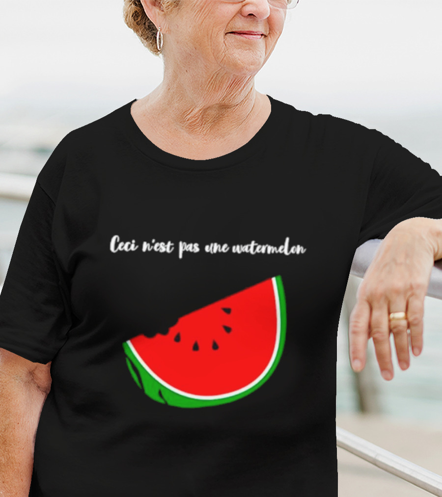Ceci N’est Pas Une Watermelon Slice Magritte T-Shirt
