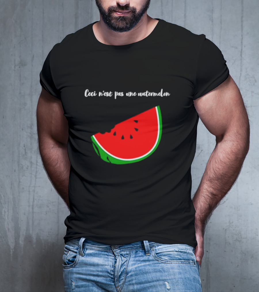 Ceci N’est Pas Une Watermelon Slice Magritte T-Shirt