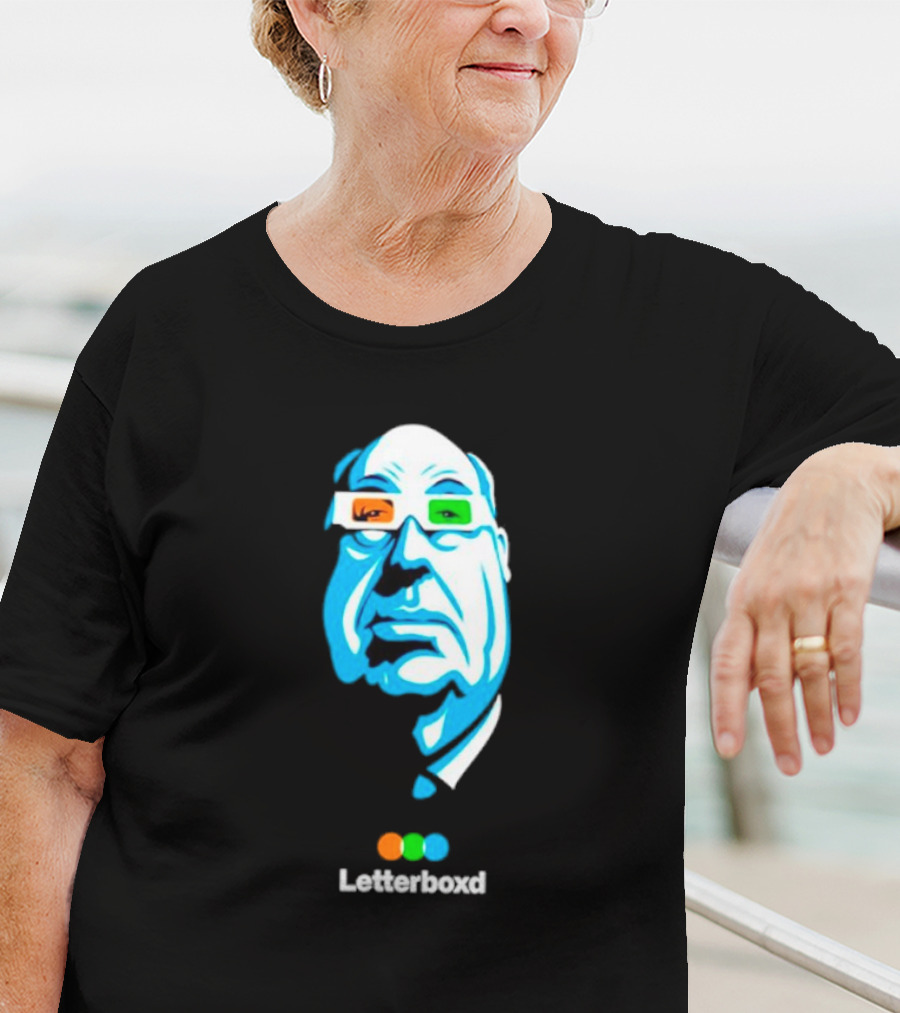 Hitch Portrait Pop Art Letterboxd T-Shirt