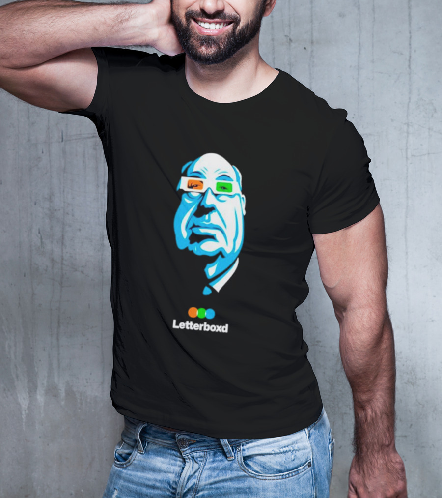 Hitch Portrait Pop Art Letterboxd T-Shirt