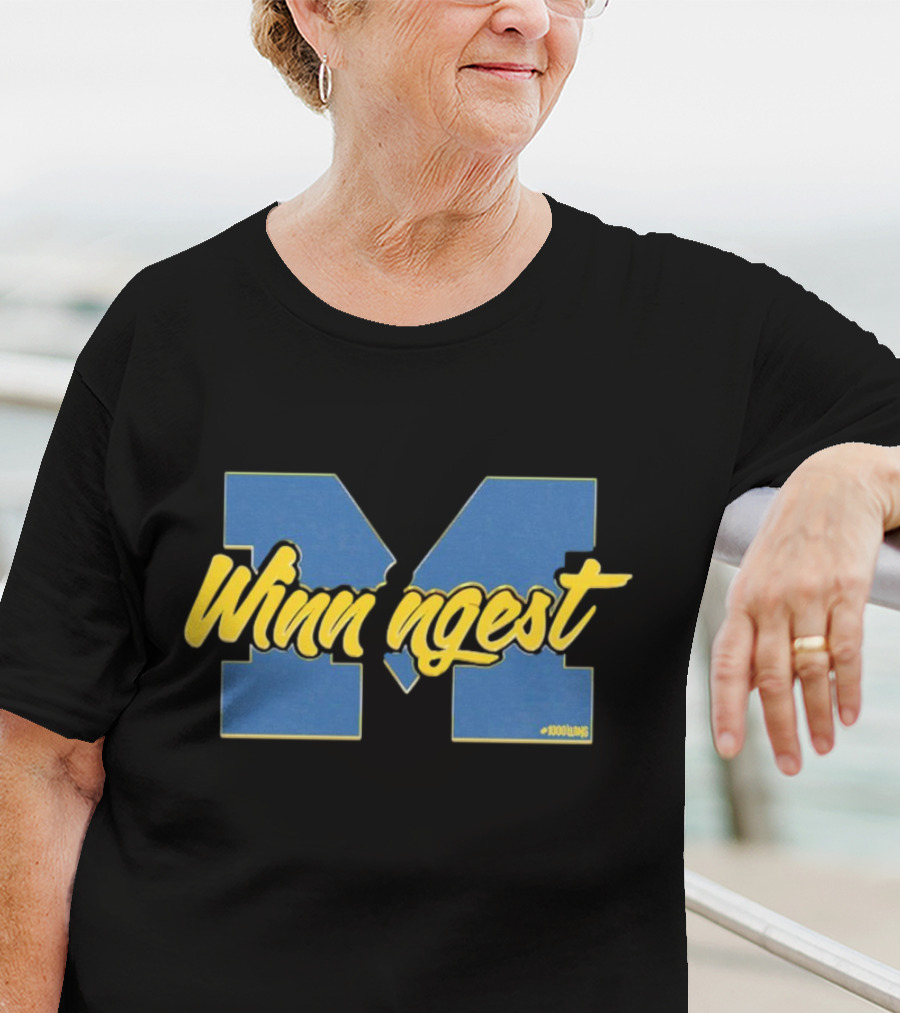 Michigan Wolverines Winningest Block M T-Shirt