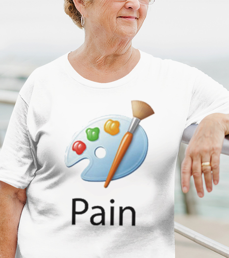 Pain Microsoft Paint Palette Brush T-Shirt