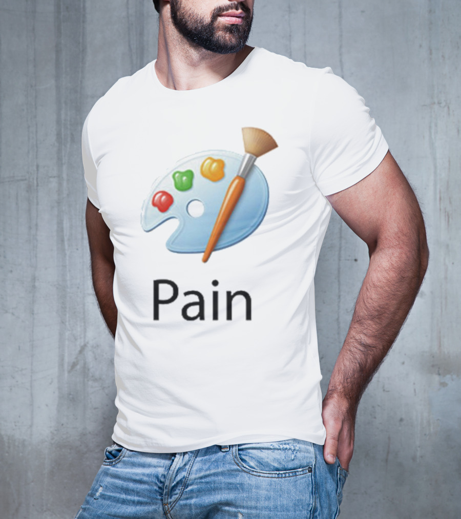 Pain Microsoft Paint Palette Brush T-Shirt
