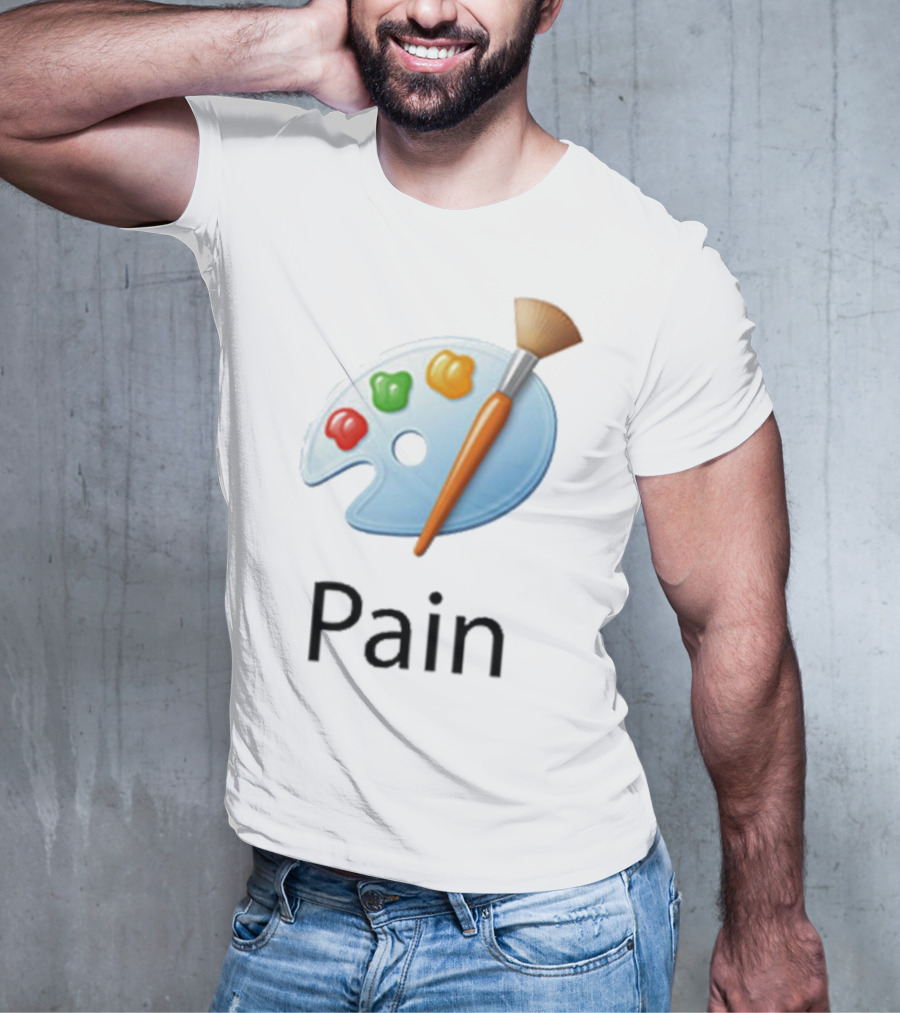 Pain Microsoft Paint Palette Brush T-Shirt