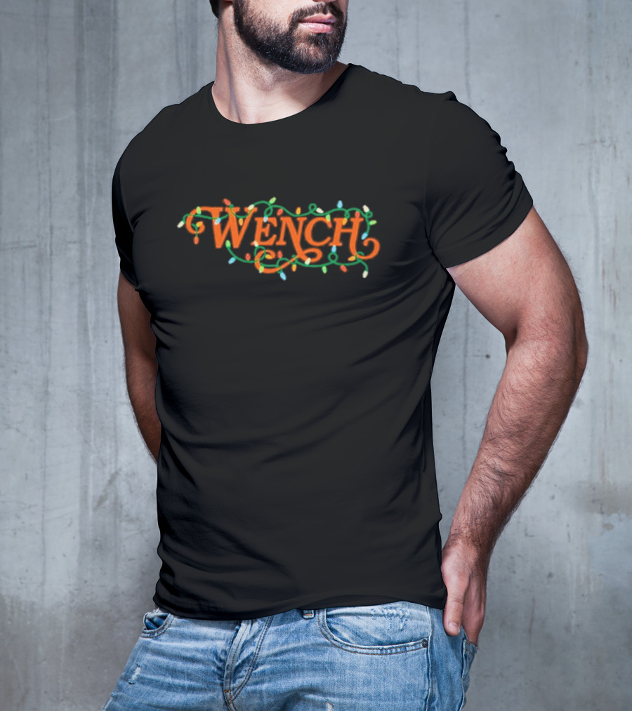 Wench Christmas Lights Festive T-Shirt