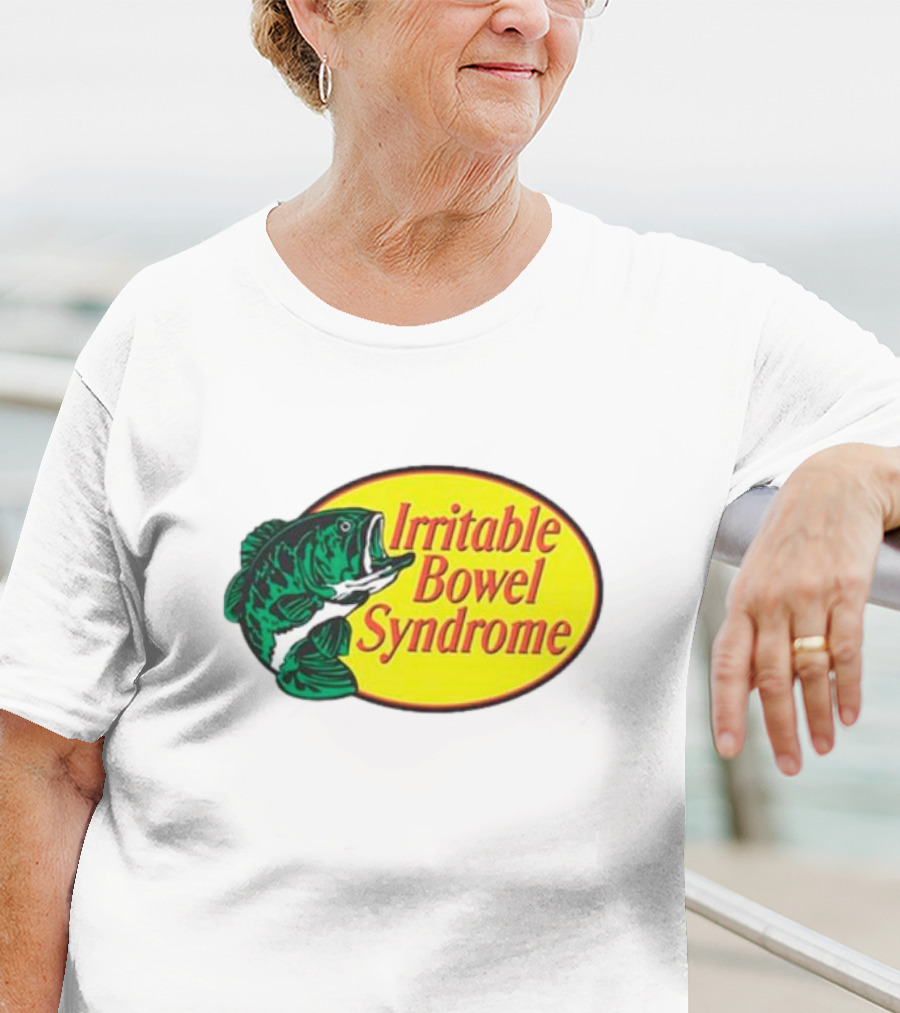 Irritable Bowel Syndrome Bass Fish T-Shirt