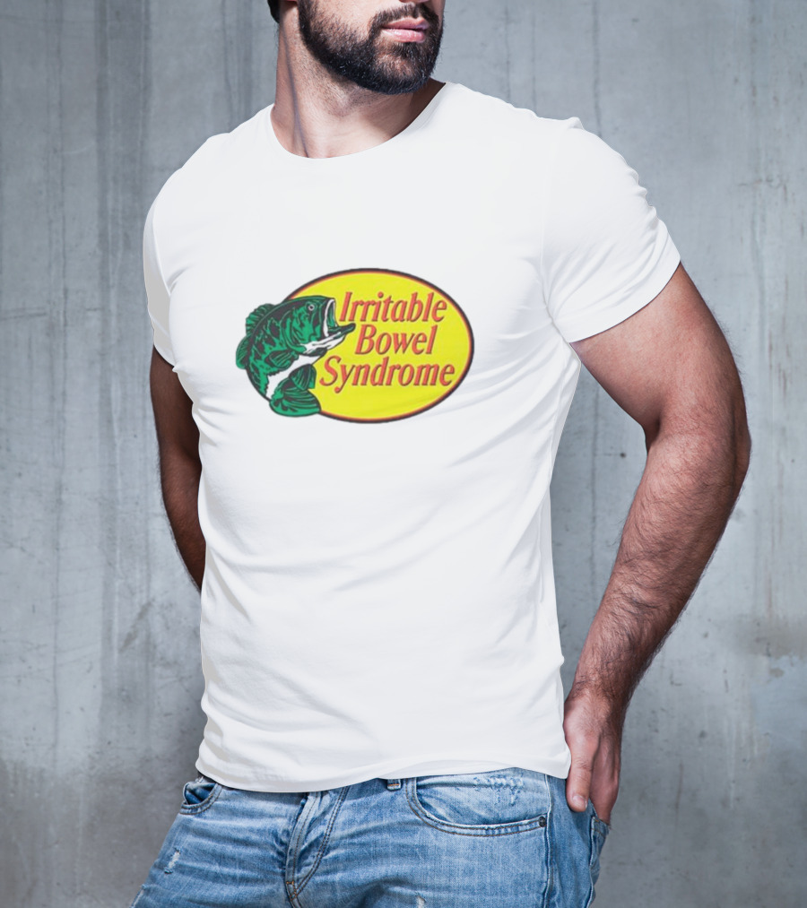 Irritable Bowel Syndrome Bass Fish T-Shirt
