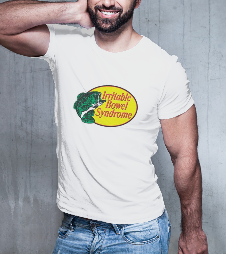 Irritable Bowel Syndrome Bass Fish T-Shirt