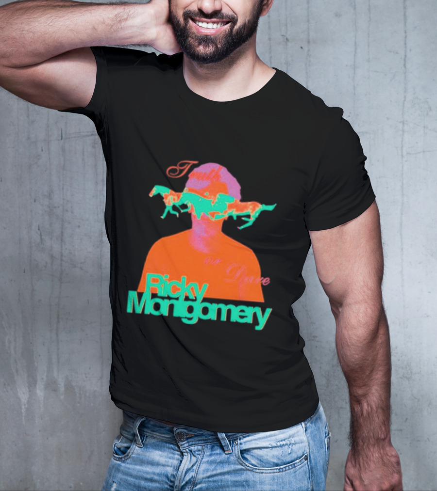 Ricky Montgomery Truth Or Dare Vibrant Horse Overlay T-Shirt