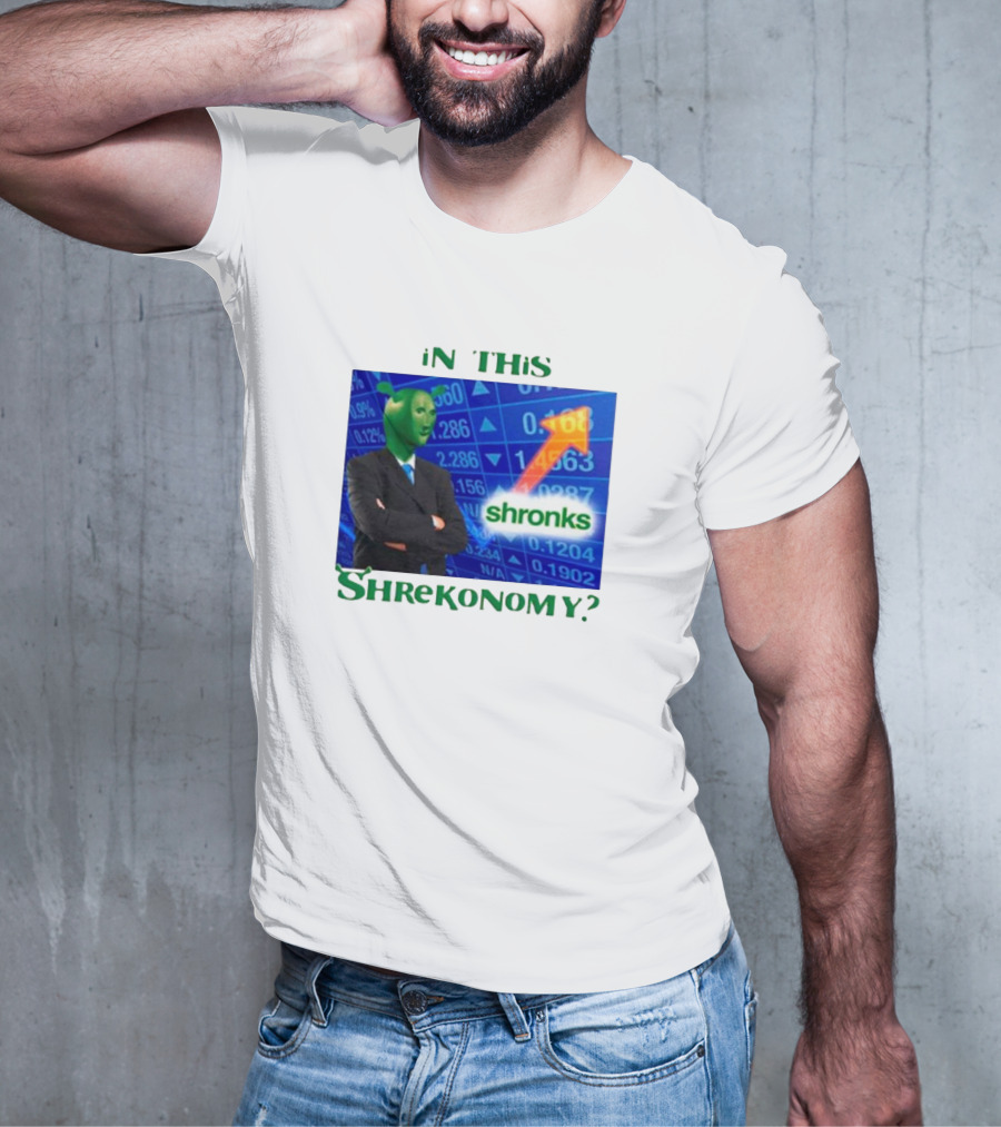 In This Shrekonomy Shronks Stock Market T-Shirt