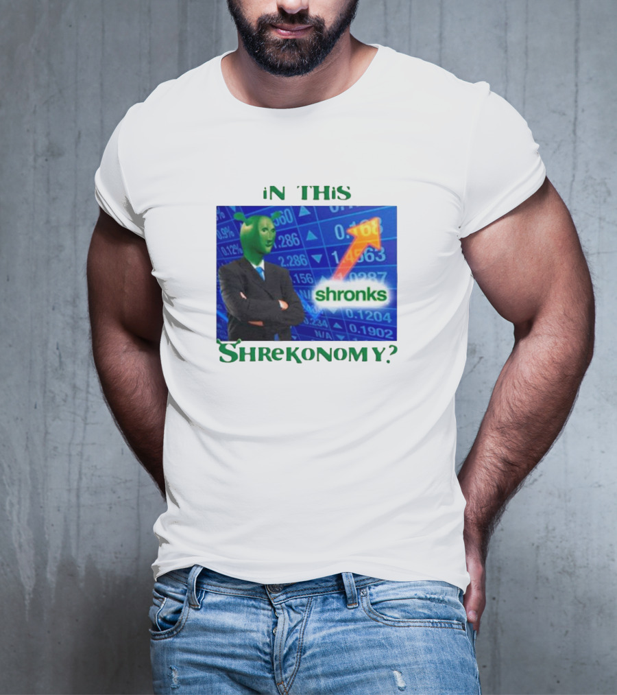 In This Shrekonomy Shronks Stock Market T-Shirt