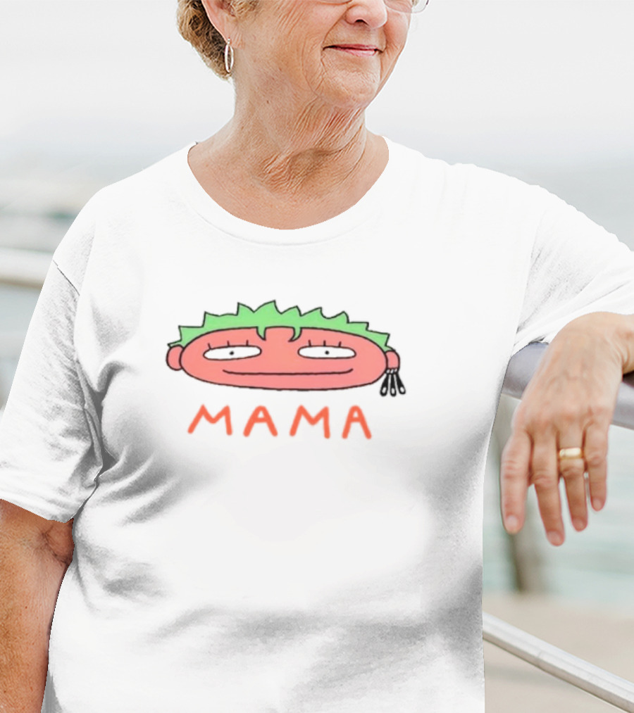 Zoro One Piece Mama Cartoon Face T-Shirt