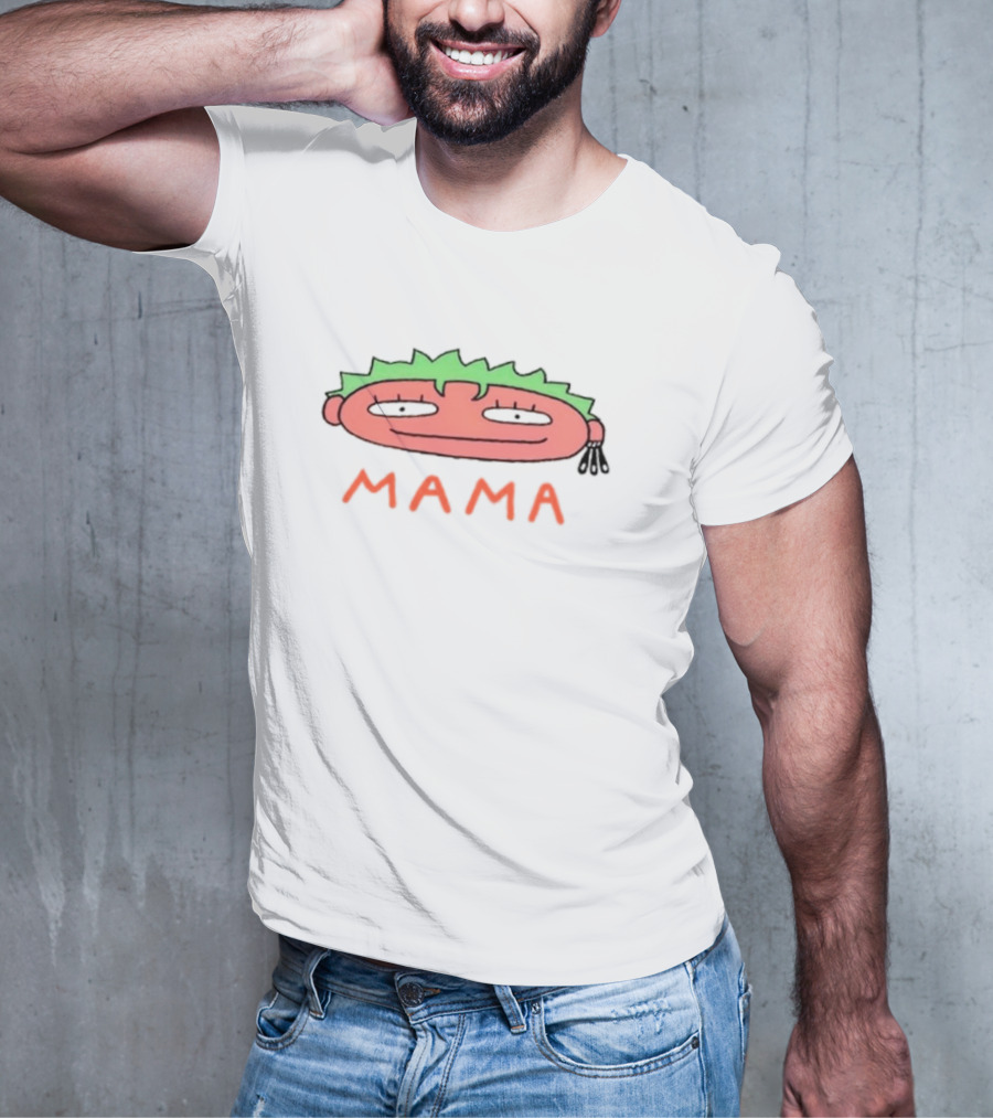 Zoro One Piece Mama Cartoon Face T-Shirt