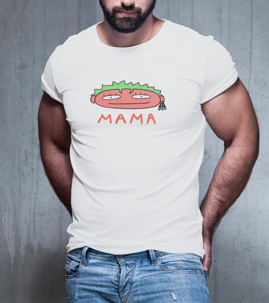 Zoro One Piece Mama Cartoon Face T-Shirt