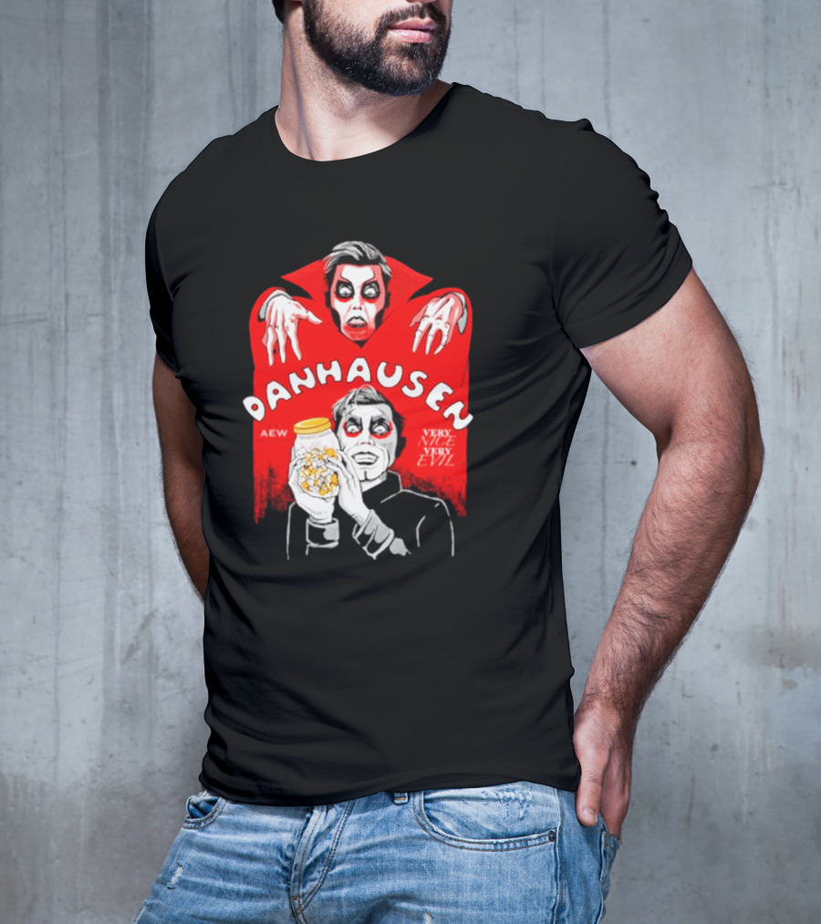 AEW Danhausen Very Nice Very Evil Faust T-Shirt