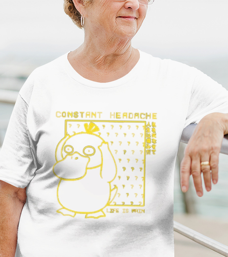 Constant Headache Psyduck Life Is Pain T-Shirt