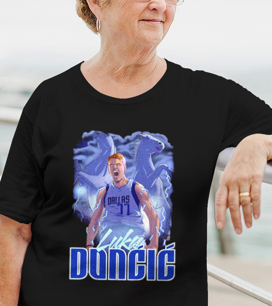 Luka Doncic Dallas Mavericks Basketball Mavericks Player T-Shirt