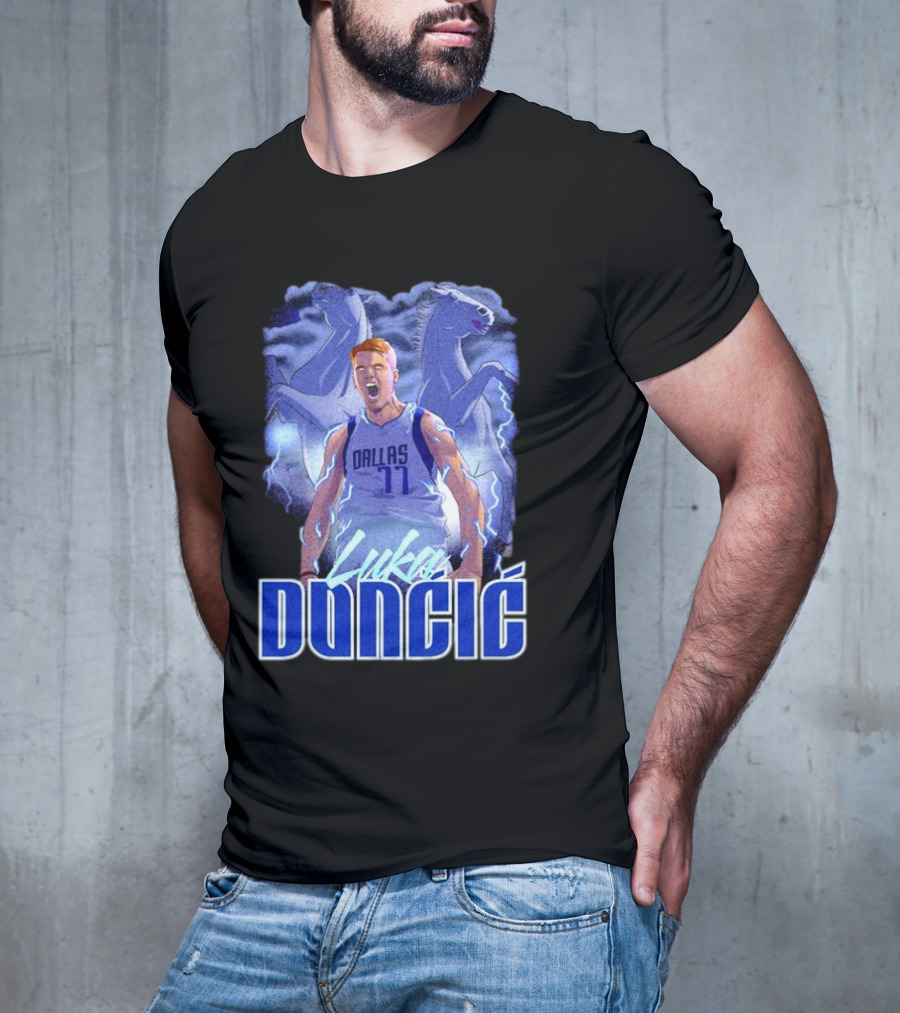 Luka Doncic Dallas Mavericks Basketball Mavericks Player T-Shirt