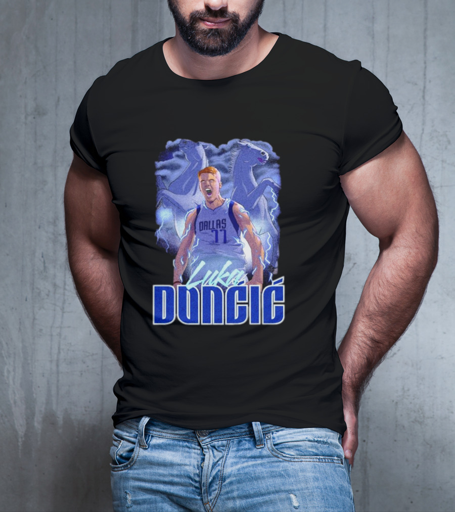 Luka Doncic Dallas Mavericks Basketball Mavericks Player T-Shirt