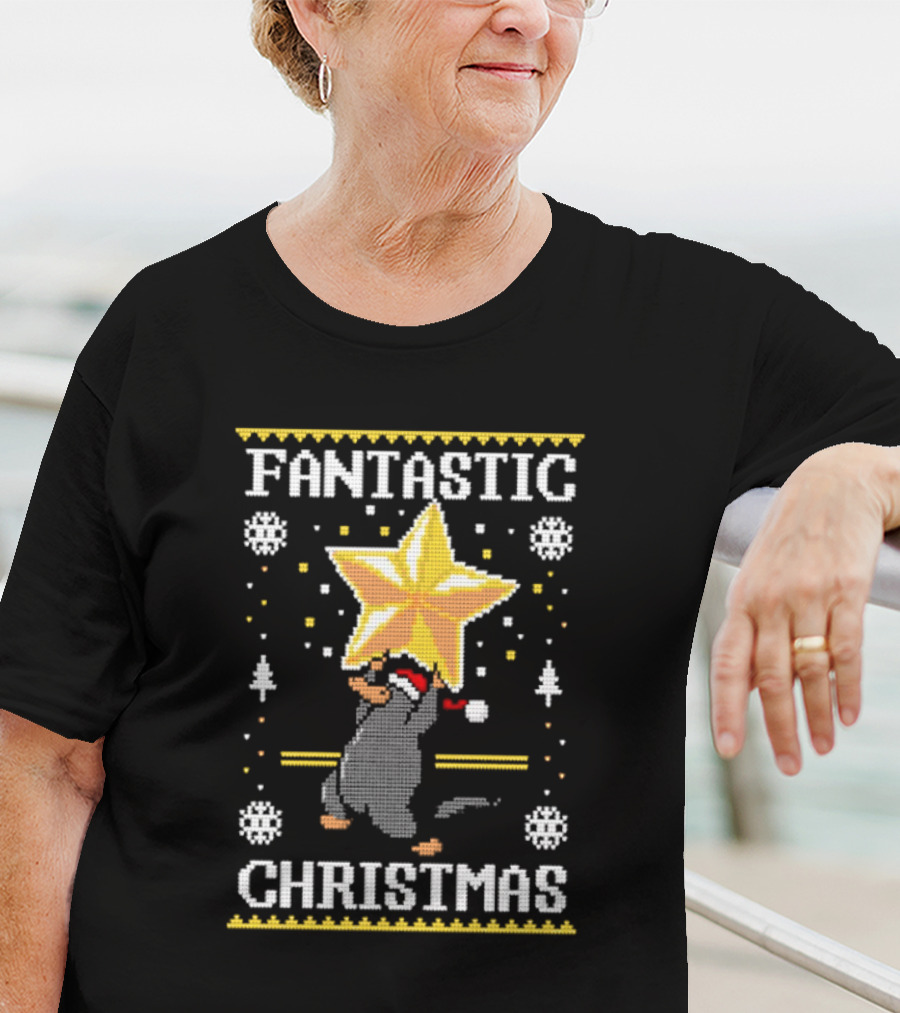Fantastic Christmas Platypus Star T-Shirt