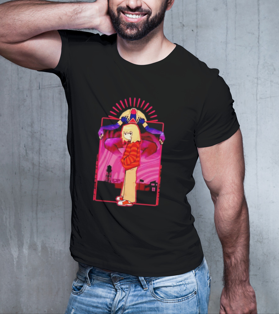 Rory Soul Survivor Animation Character With Oversized Hoodie And Cosmic Creature T-Shirt