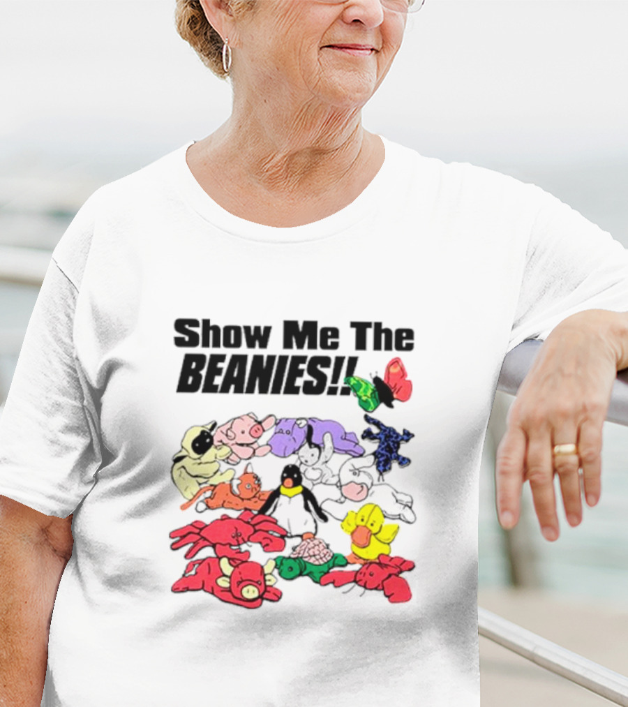 Show Me The Beanies Colorful Toy Collection T-Shirt