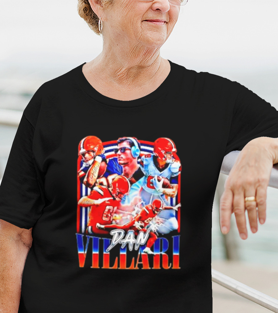 Syracuse University Dan Villari Football Action Collage T-Shirt