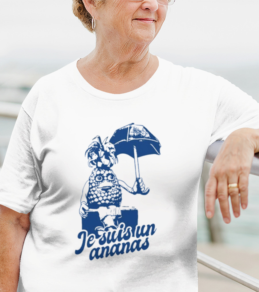 Je Suis Un Ananas Avec Parapluie Et Personnage Humoristique T-Shirt