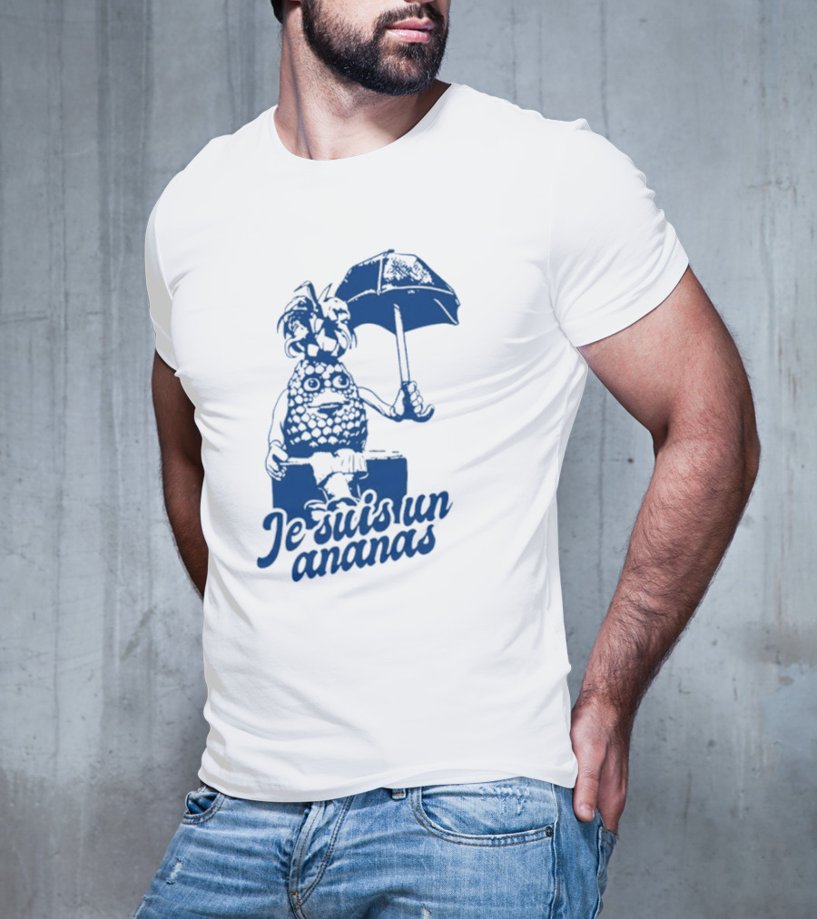 Je Suis Un Ananas Avec Parapluie Et Personnage Humoristique T-Shirt