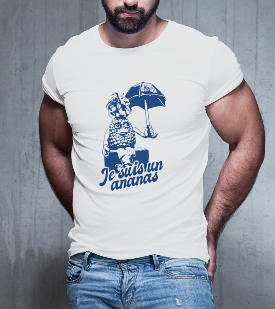 Je Suis Un Ananas Avec Parapluie Et Personnage Humoristique T-Shirt