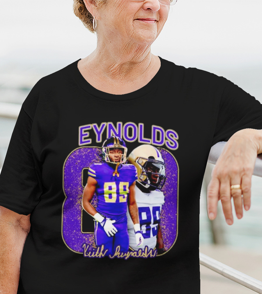 Eynolds 89 Keith Reynolds Husky Football Jersey T-Shirt