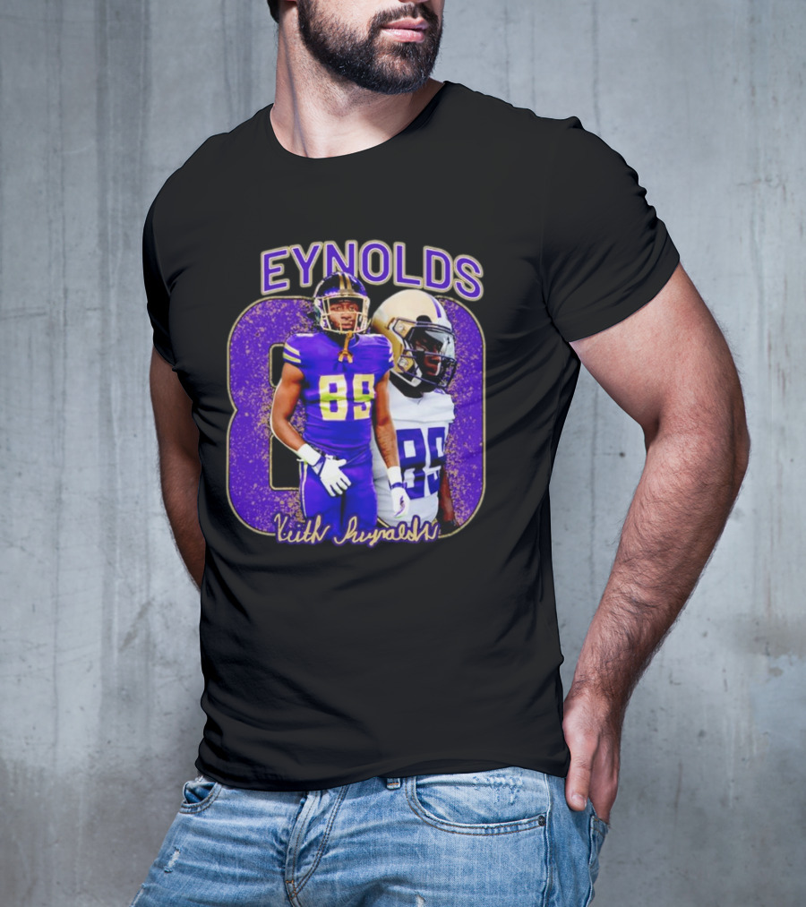 Eynolds 89 Keith Reynolds Husky Football Jersey T-Shirt