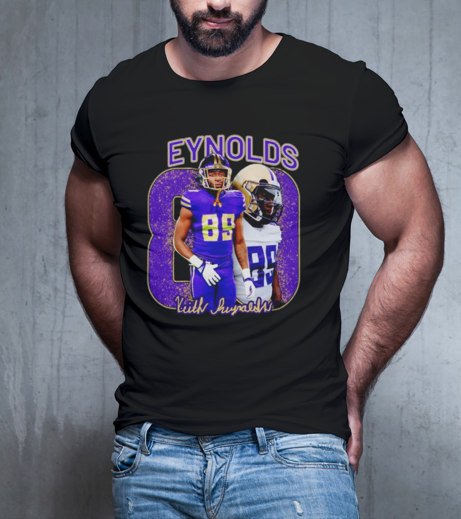Eynolds 89 Keith Reynolds Husky Football Jersey T-Shirt