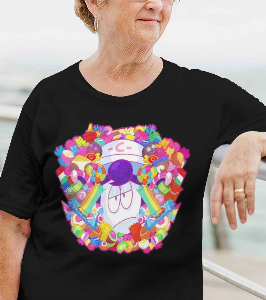 Overwhelming Sweet Colorful Candy Explosion T-Shirt