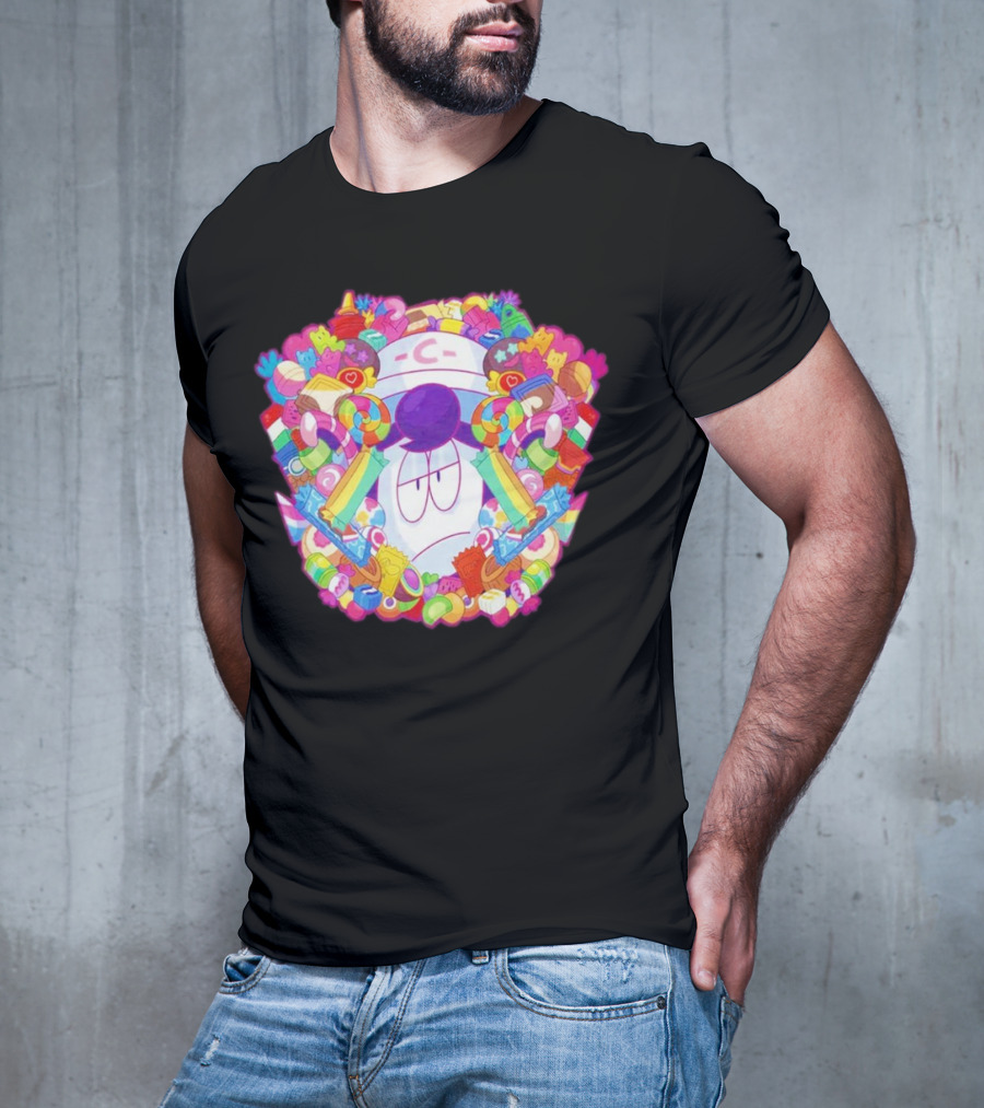 Overwhelming Sweet Colorful Candy Explosion T-Shirt