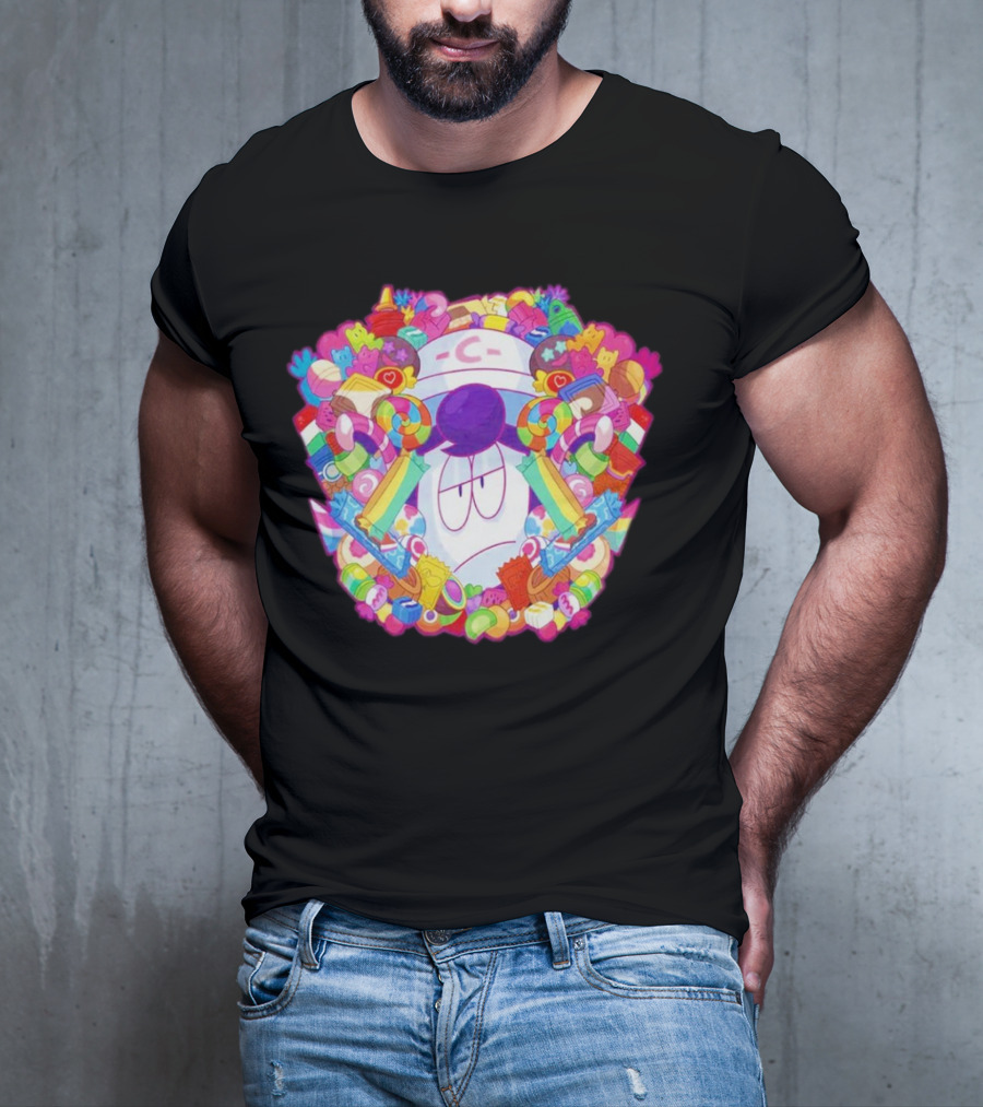 Overwhelming Sweet Colorful Candy Explosion T-Shirt
