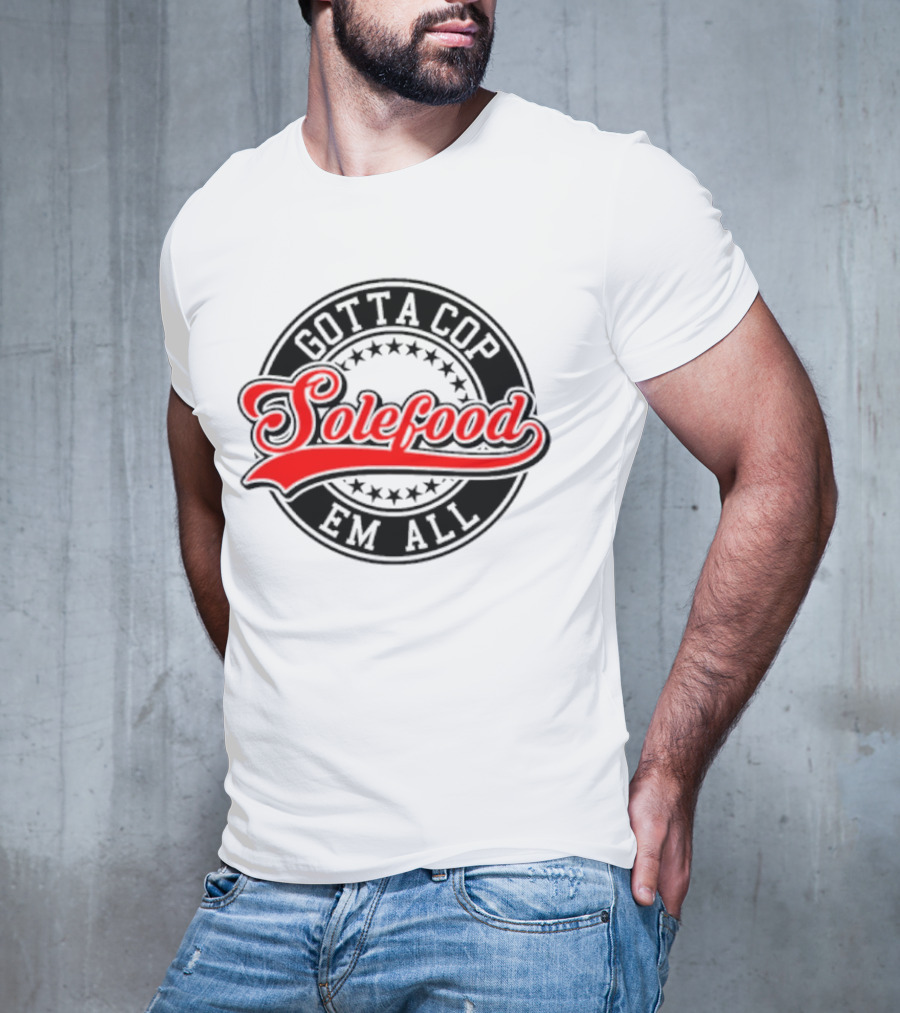 Solefood Gotta Cop Em All Badge T-Shirt