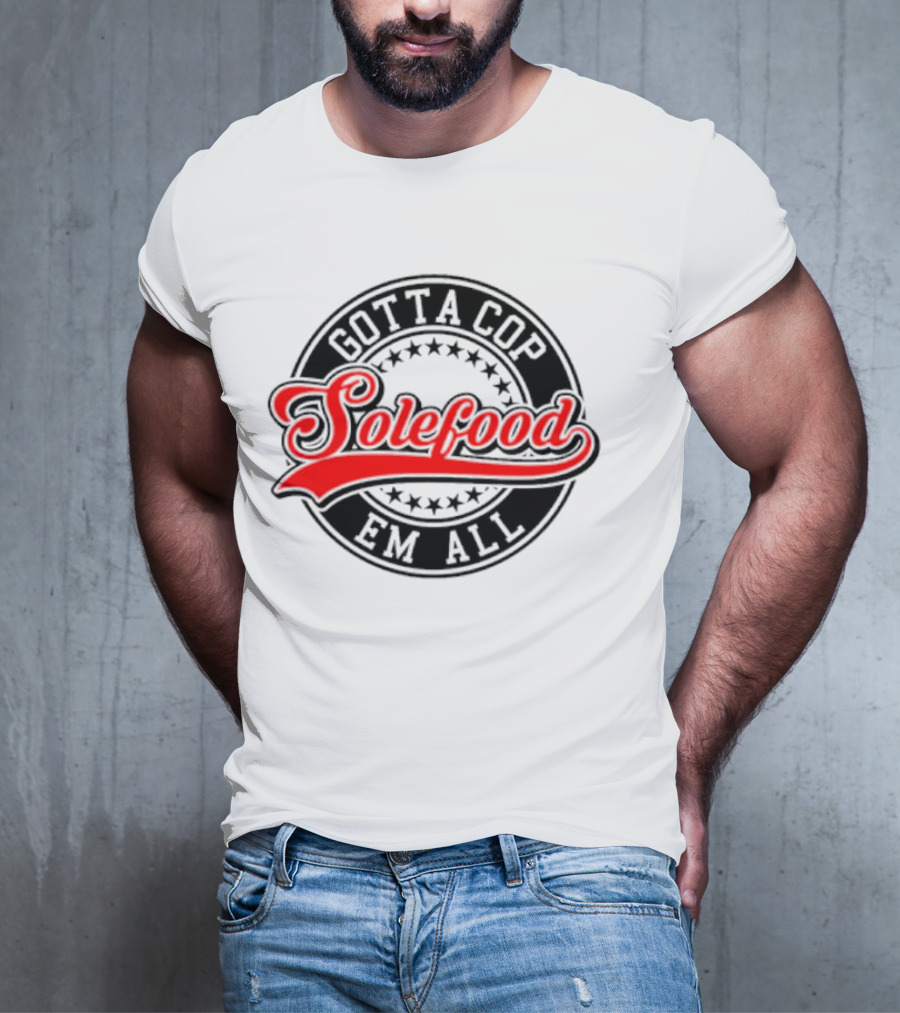 Solefood Gotta Cop Em All Badge T-Shirt