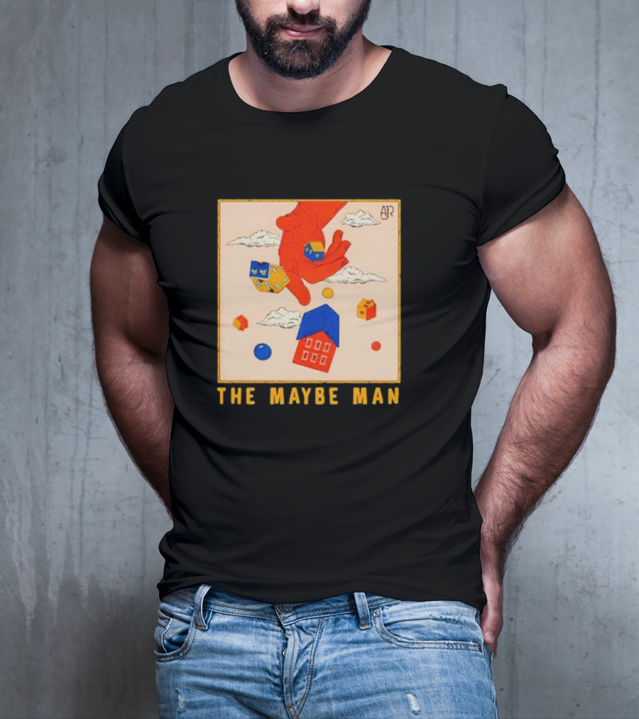 The Maybe Man Floating Houses And Clouds AJR T-Shirt