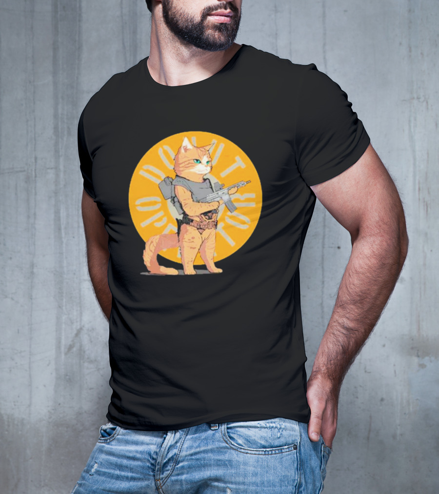 Revenge Of Squirt Cat Armed With Justice Against Dog Domination T-Shirt