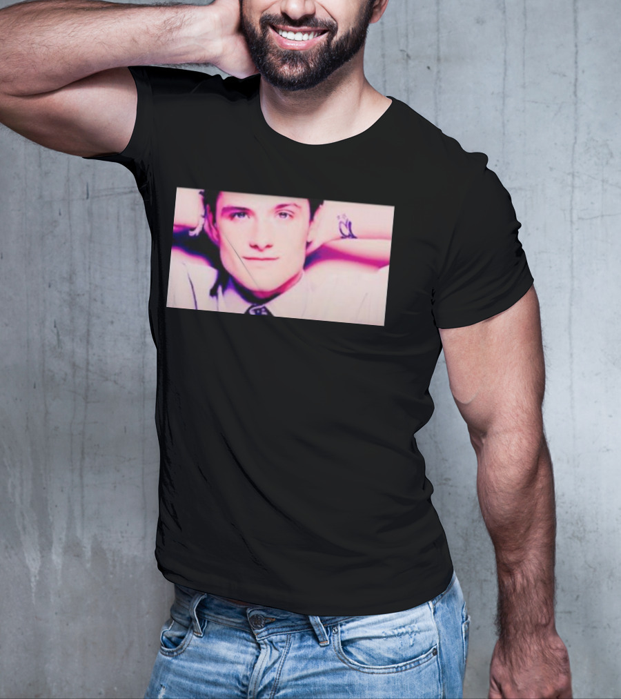 Josh Hutcherson Whistle Iconic Pose T-Shirt